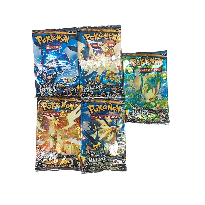 45pcs5pack Takara Tomy Pokemon 324 шт. GX EX MEGA Обложка карты 3D версия солнце и луна ультра Призма карты коллекционная подарок детская игрушка - Цвет: 45pcs5pack
