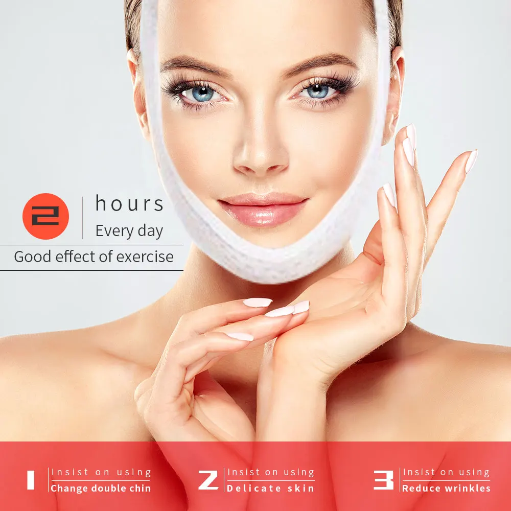 Тонкая маска для лица похудения бандаж ухода за кожей форма ремня и подтяжки