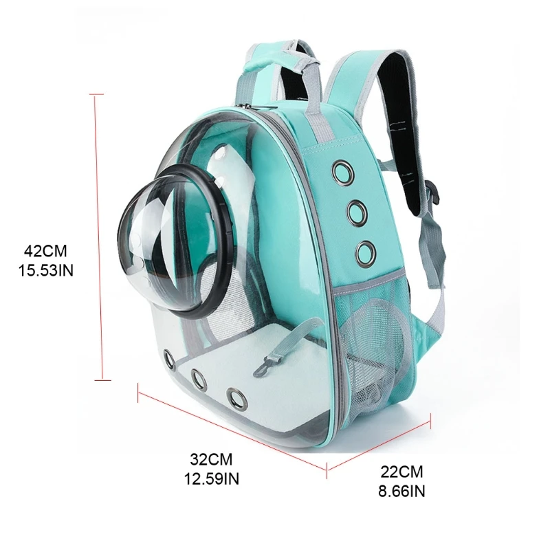 

20CA Portable Transparent Cat Carrier Bag Backpack Space Capsule Bubble Pet Knapsack