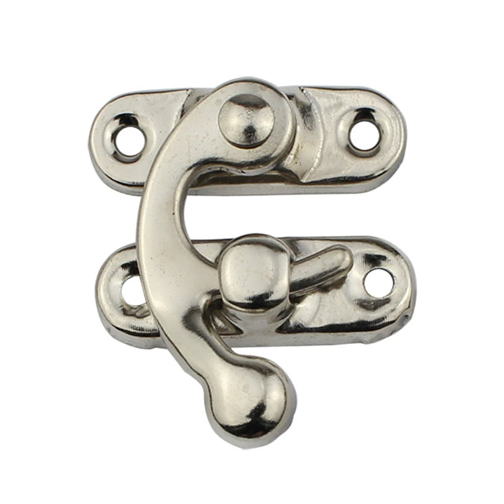 

12PCS Small Antique Iron Lock Decorative Hasps Hook Gift Wine Wooden Jewelry Box Padlock Hasp Latch Hooks Vintage Decor