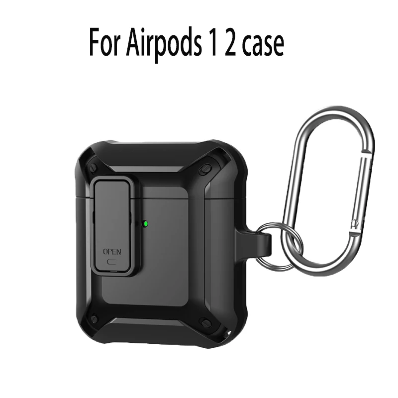 

Силиконовый чехол для наушников AirPods 1 2, чехол для беспроводного телефона, чехол для Air Pods 2 1 с карабином, аксессуары
