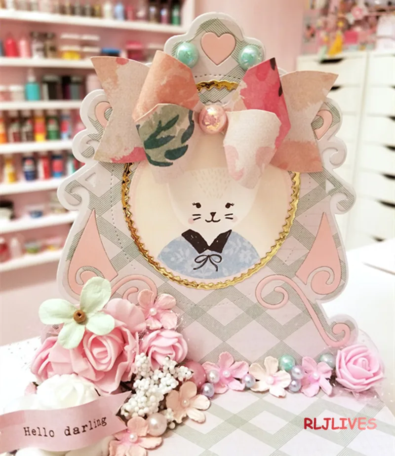 

Vintage Mirror Planner Metal Cutting Dies Stencils for DIY Scrapbooking photo album Decorative Embossing Paper Cards