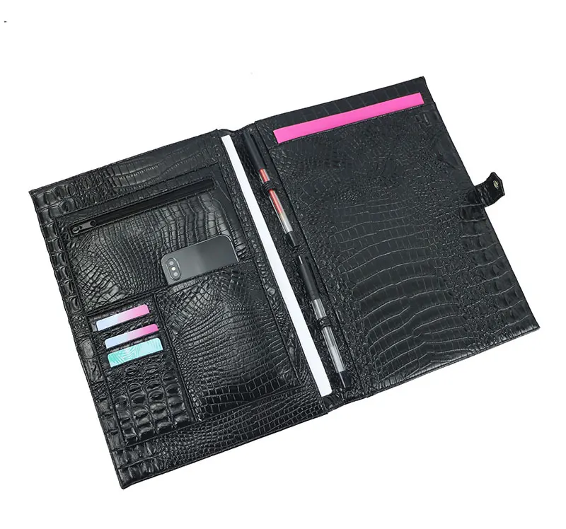 Лидер продаж, мужская сумка, мужская, модная, с узором «крокодиловая кожа», Padfolio, высокое качество, бизнес, А4, держатель для файлов, Роскошный чехол для Ipad, держатель
