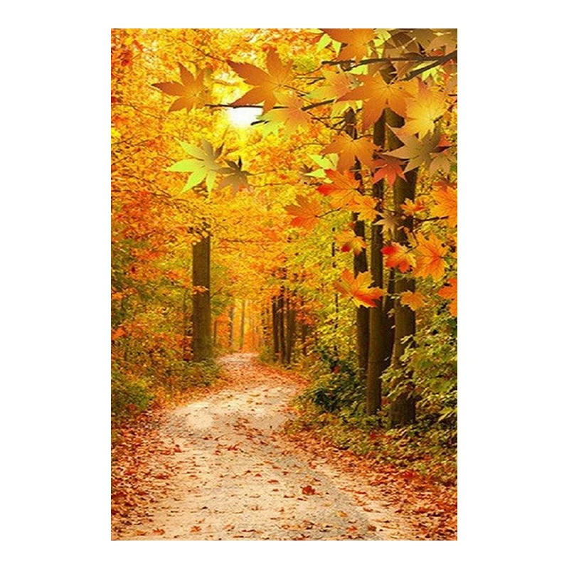 Алмазная 5D картина сделай сам Кленовая Золотая Осенняя вышивка полная крестиком