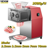 vevor 250kgh commercial electric meat slicer grinder vegetable cutter shred machine 850w home automatic food chopper chipper