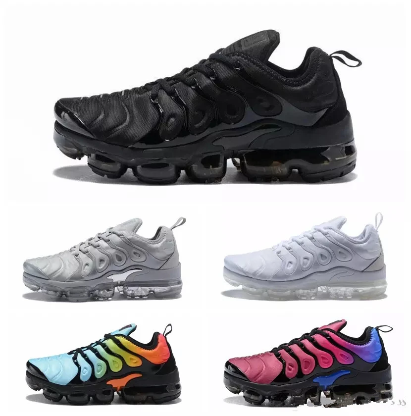 Новинка мужская обувь унисекс Vapormax Plus Tn оливковый цвет металлик белый