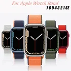 Нейлоновая петля для apple watch band 41 мм 45 мм, ремешок для apple watch 4440 мм 42 мм 38 мм, apple watch Series 7 6 5 4 3 Se
