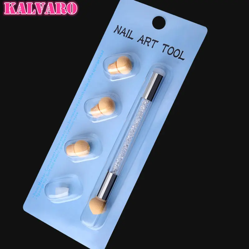 1 Набор сделай сам Стразы ручка для ногтей размазывающаяся палка с двойной