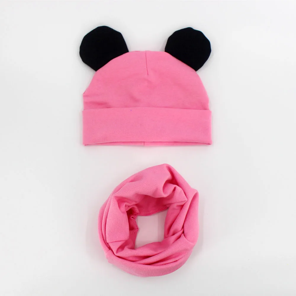 Новая хлопковая детская шапка с мягкими ушками на весну и осень для мальчиков