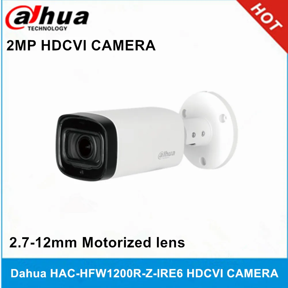 Dahua HAC HFW1200R Z IRE6 2 7 мм ~ 12 моторизованный зум объектив 1080P 2MP IR 60 м уличная HDCVI камера