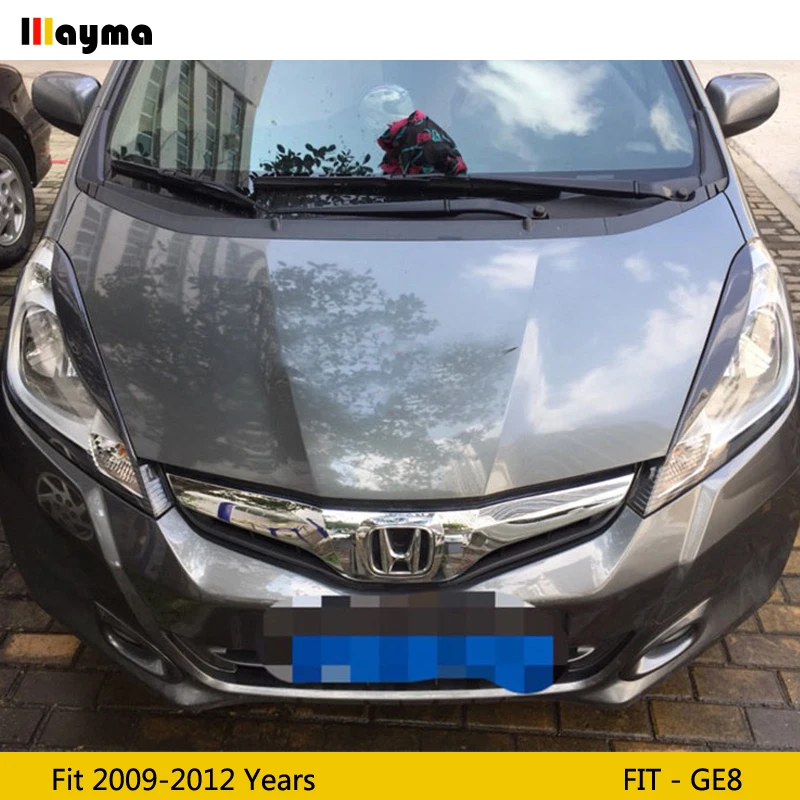 Декоративные Чехлы для фар из углеродного волокна веко Honda Fit 2009 2012 GE8