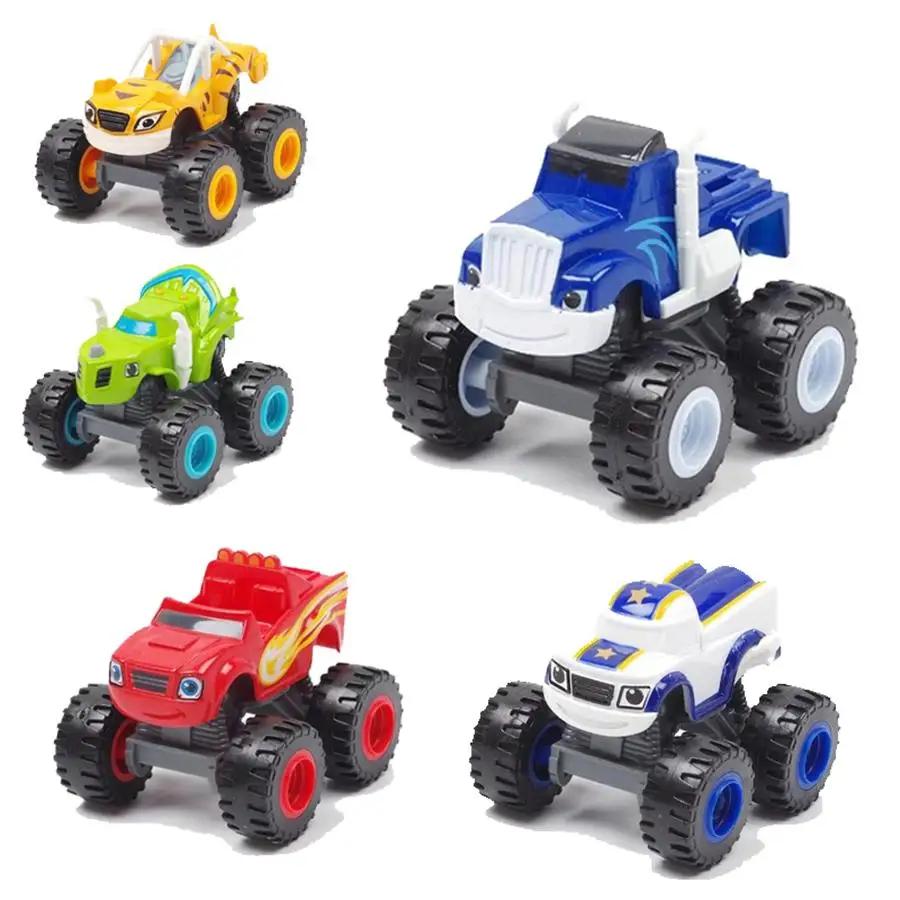 Новая игрушка Blaze Monster Machine игрушечная машинка из сплава с большим задним колесом
