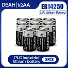 Промышленная литиевая батарея ER14250 ER 14250, CR14250SL 12AA, 3,6 В, 1200 мА  ч, для камеры, 8 шт.