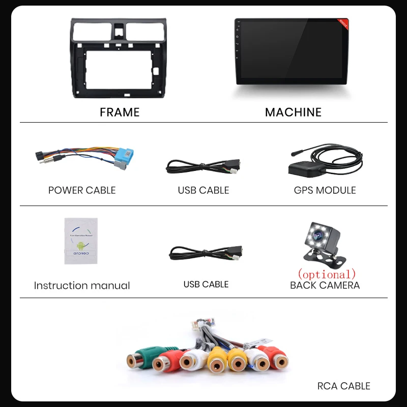 Автомагнитола 2 + 32 ГБ Android 10 0 Bluetooth стерео для Suzuki Swift 2005 2006 2007 2008-2010 2Din GPS-навигация