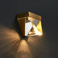 tripla wall sconce led modern crystal wall lamp minimalist bedroom bedside hallway corridor entrance background luxury wall ligh