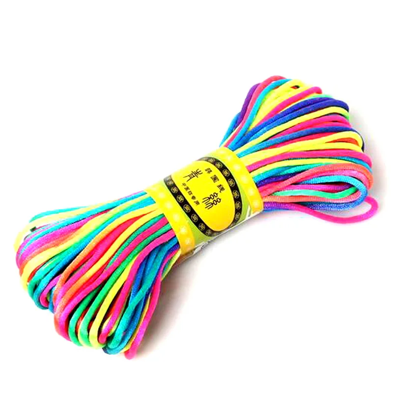 20 м/лот 2 мм полиэфирный мягкий сатин погремушка Шелк Макраме шамбалла шнур