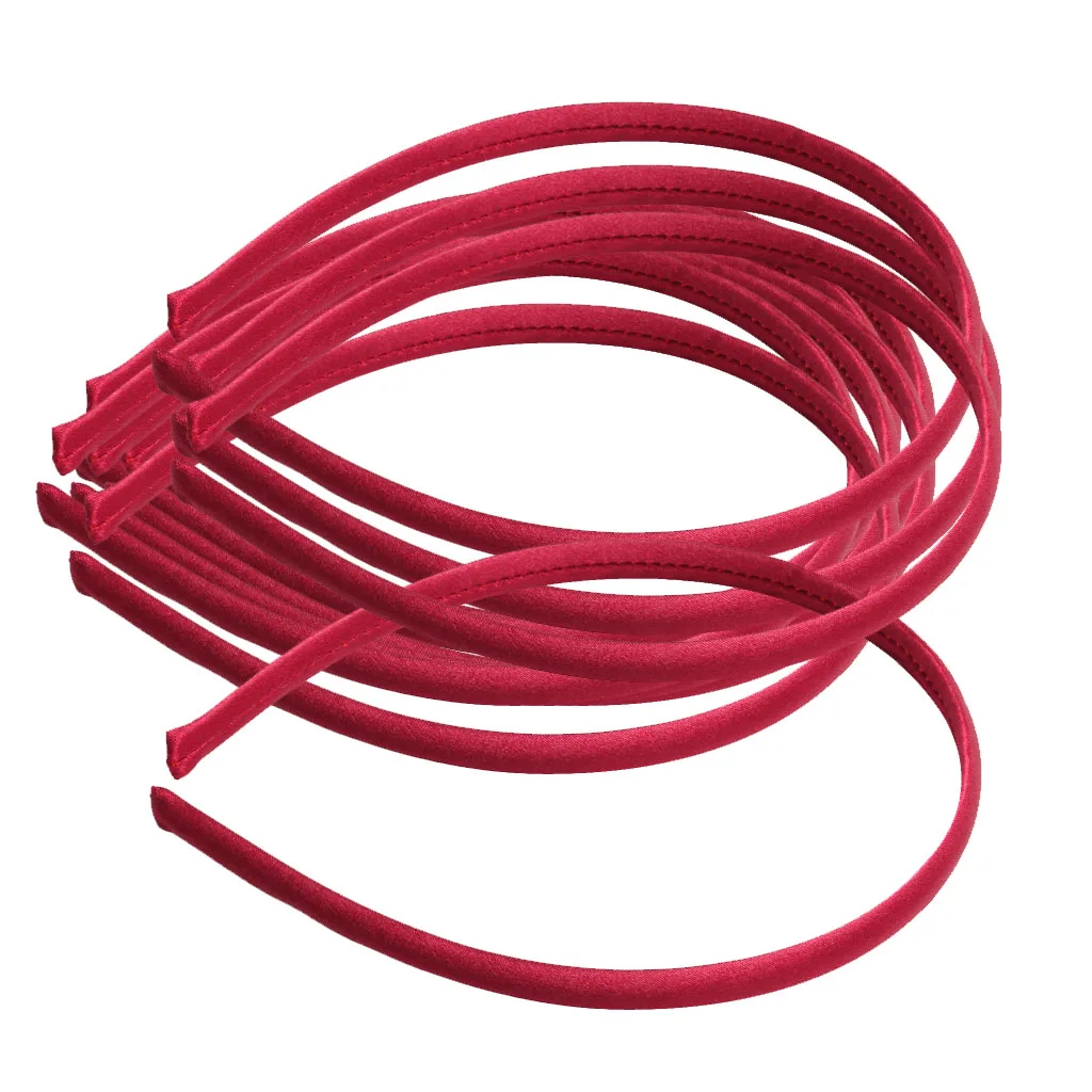 10 шт. мм Широкие атласные головные ободки повязки для волос лента Alice |