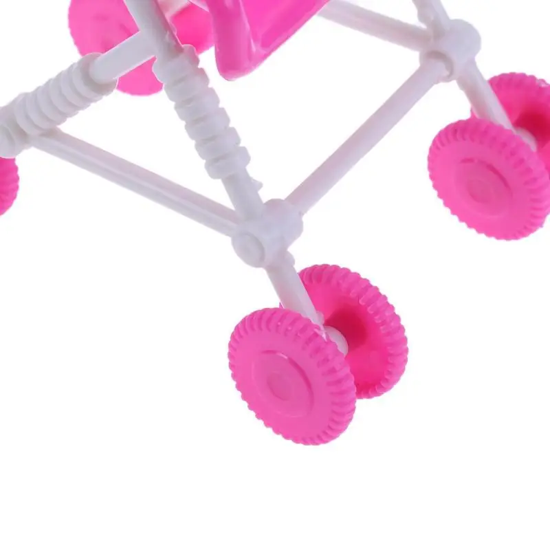 1 шт. пластиковые аксессуары для кукол миниатюрная кукла-коляска тележка детской