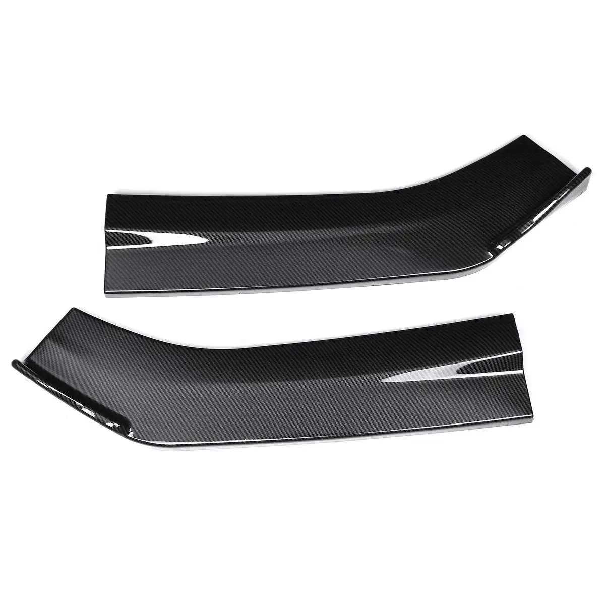 Новинка 3 шт. углеродное волокно автомобильный передний бампер разделитель для