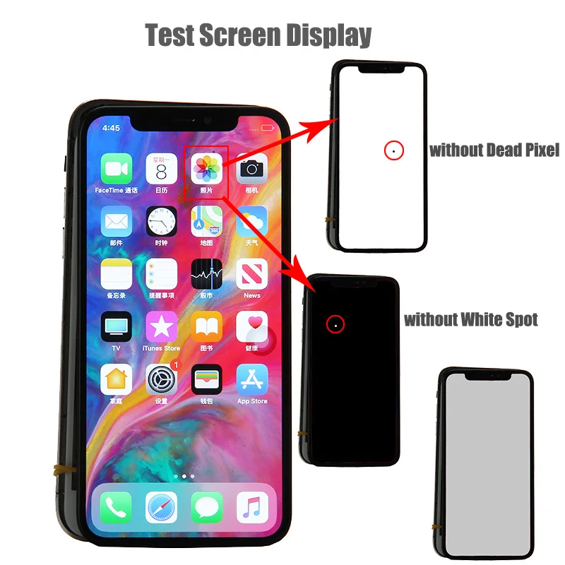BFOLLOW Copy LCD OLED сборка для iPhone X Сменный дисплей дигитайзер AAA с верным тоном рамка