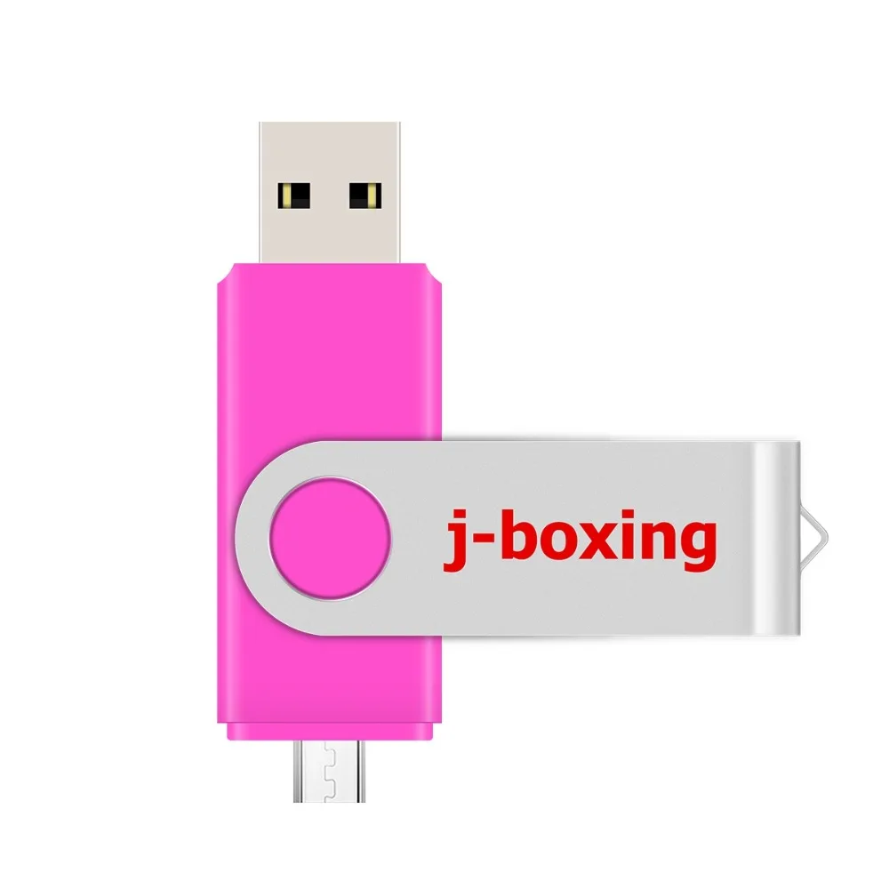 J-boxing розовый 16 Гб OTG USB флеш-накопители двойной порт USB флэш-накопитель Micro Memory Stick для смартфонов samsung huawei LG Tablet