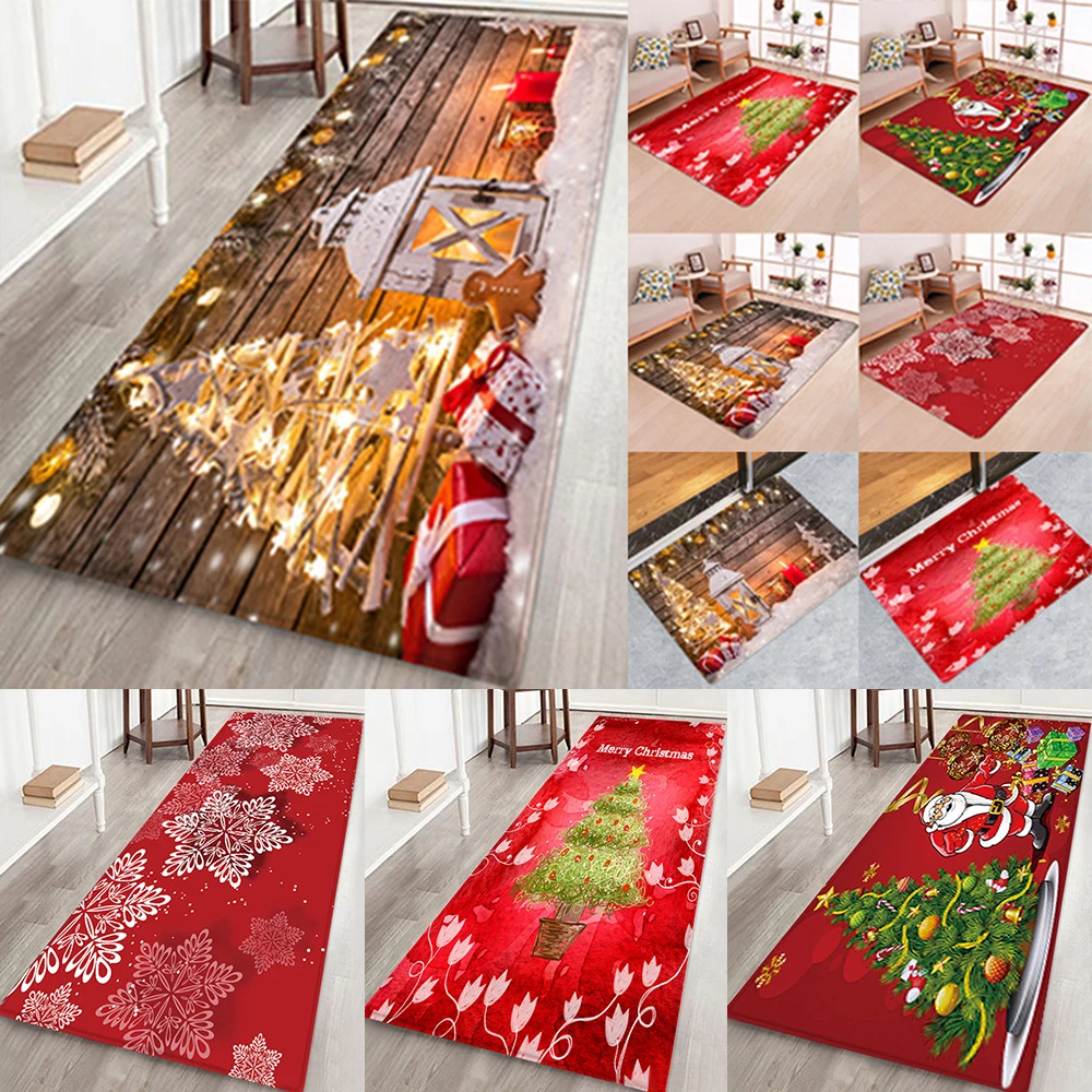

Christmas Mat Outdoor Carpet Doormat Santa Ornament Christmas Decoration For Home Xmas Navidad Deco Noel New Year Gift
