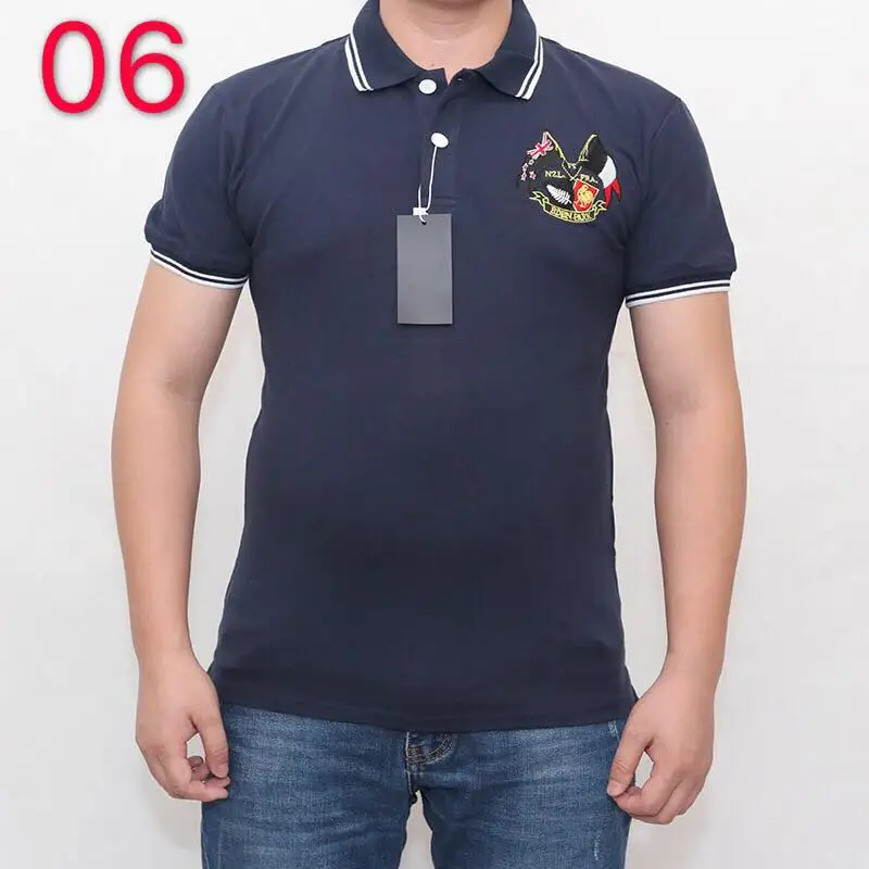 Hombre eden park Топ для мужчин с коротким рукавом Повседневная рубашка для регби camisa вышитая eden park polo мужская Тонкая однотонная хлопковая