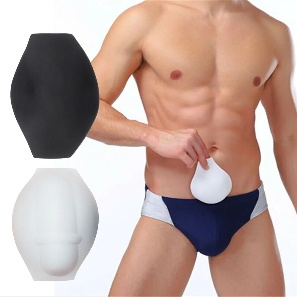 

Mans 3D Padded Enhancer Bikini Brief Man Sponge Pouch Push Up Cup Bulge Cup Pads Men Enhancing Front Lifter Removable Pad
