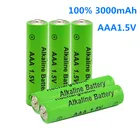 Щелочная аккумуляторная батарея AAA, 100% мАч, 3000 В, 1-20 шт., 1,5
