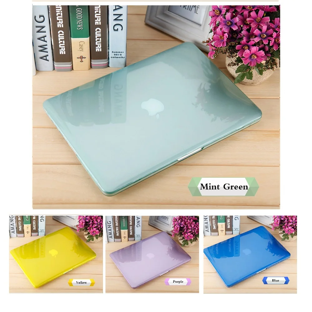 

For Mac Book 13Air A1466 A1369 Crystal Hard Case Shell+Keyboard Cover Only For Apple MacBook 13 Air model :A1466 A1369