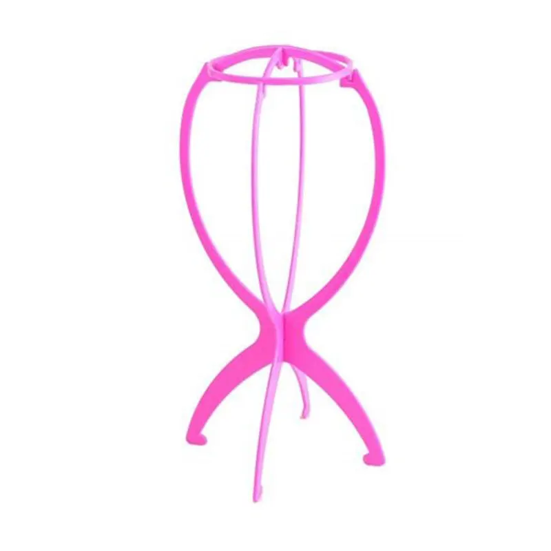 

Wigs Stand Portable Foldable Wig Holder Support Display Stand Hair Accessories