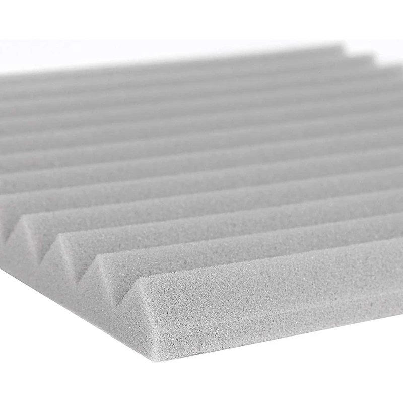 

12 pcs Acoustic panel, Acoustic foam board, studio wedge brick, sound insulation, home and office,2.5X 30X 30cm