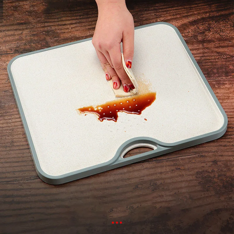 Разделочная доска с отверстиями для подвешивания антибактериальная разделочная