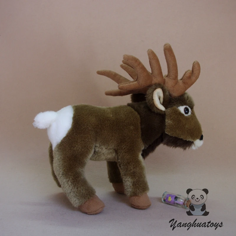 Высокое качество Мягкие животные игрушки настоящая жизнь плюшевый Лось куклы