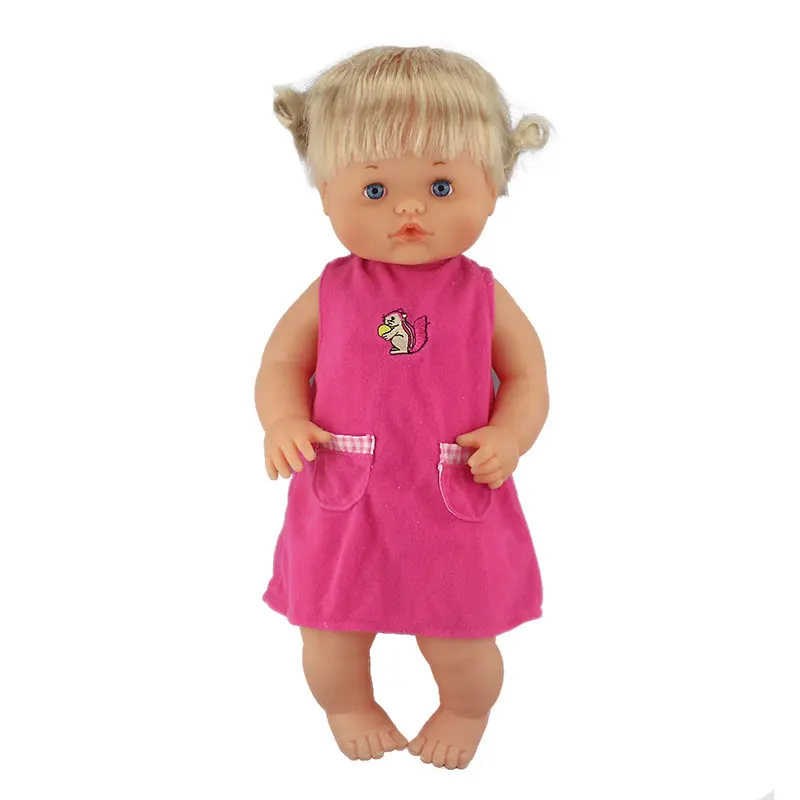 Новая многократная стильная одежда подходит 40 см 41 см кукла Nenuco Ropa y su Hermanita фиолетовая футболка с длинными рукавами в фиолетовый горошек брюки со шляпой