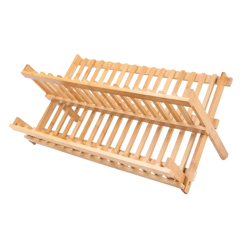 

Bamboo bowl rack, household storage rack, kitchen supplies rack shelf