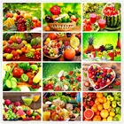 DIY 5D алмазов картина сушилка для овощей и фруктов блюдо мозаика алмазные вышитые фрукты сок вышивки крестом домашний Кухня украшения