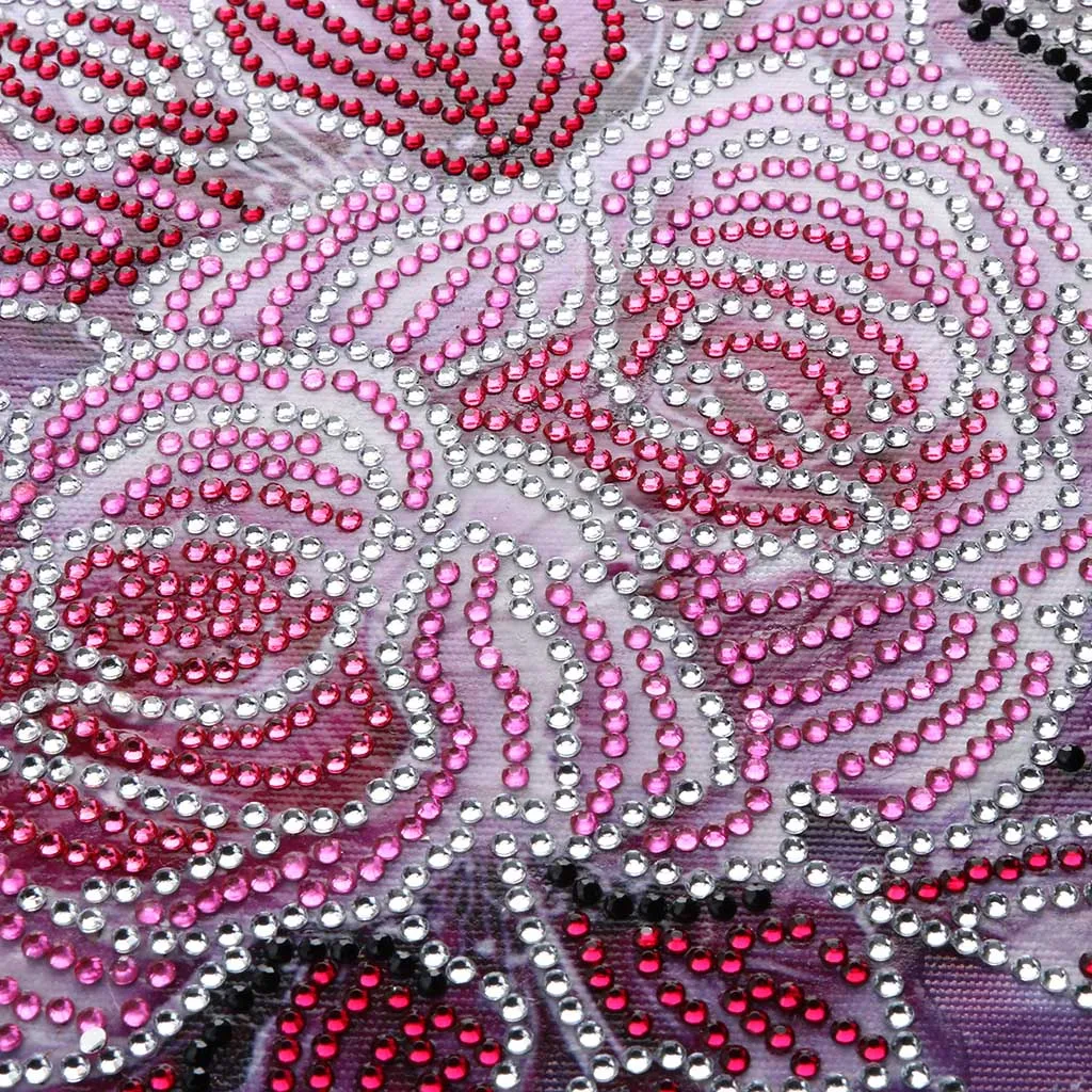 Алмазная живопись особой формы розовая роза цветок Современный узор сделай сам 5D