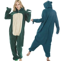new cartoon animal suit autumn and winter cartoon animal hooded one piece pajamas unisex polar fleece pajamas