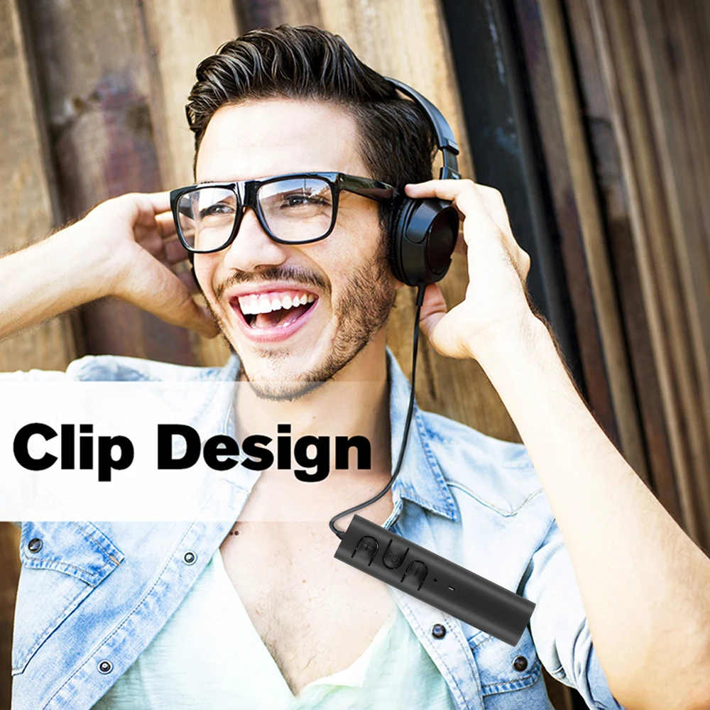 Bluetooth приемник для наушников беспроводной адаптер аудиоприемник с разъемом 3 5 мм