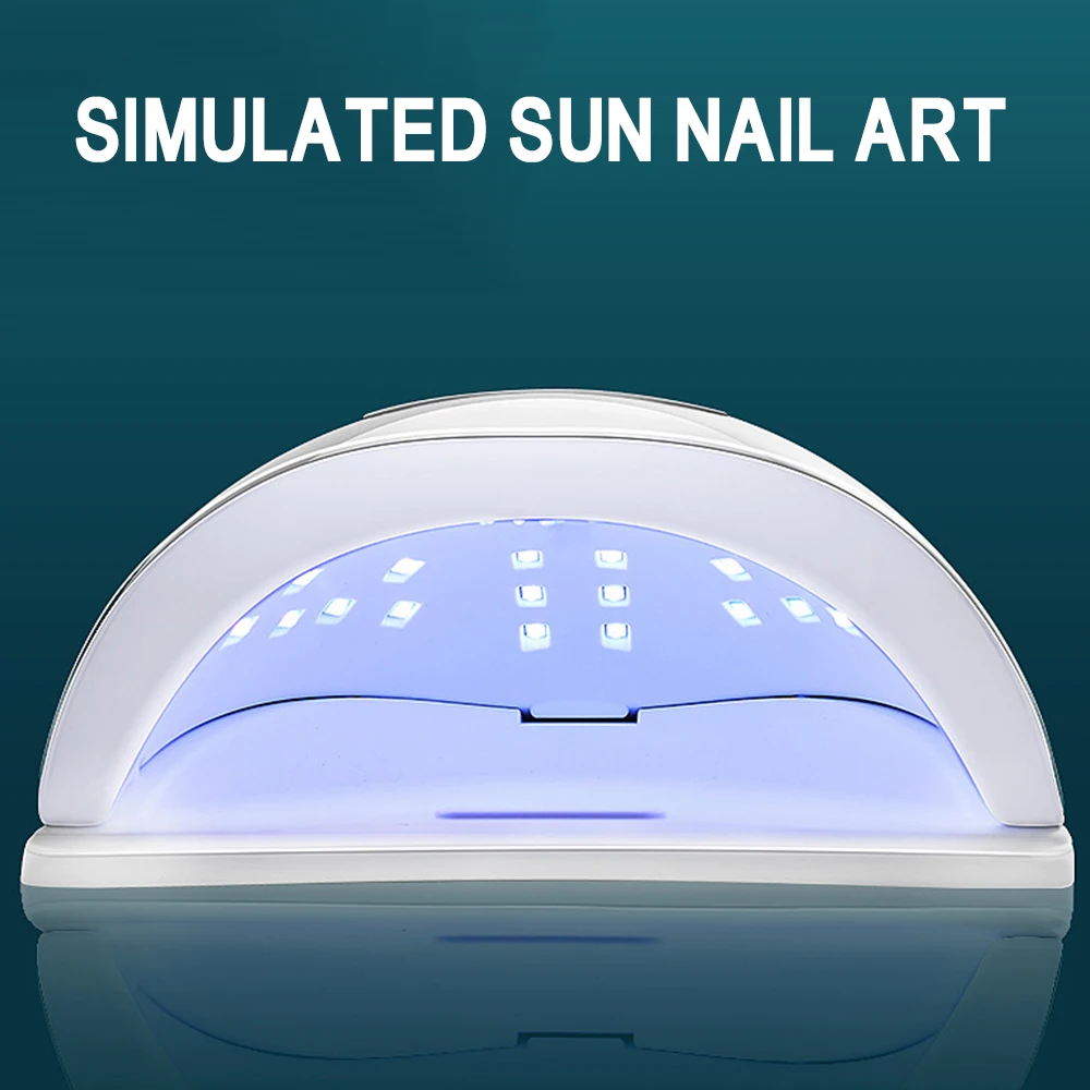 УФ светодиодная лампа для сушки ногтей SUN X5 Max 90 Вт 45 светодиодов умная