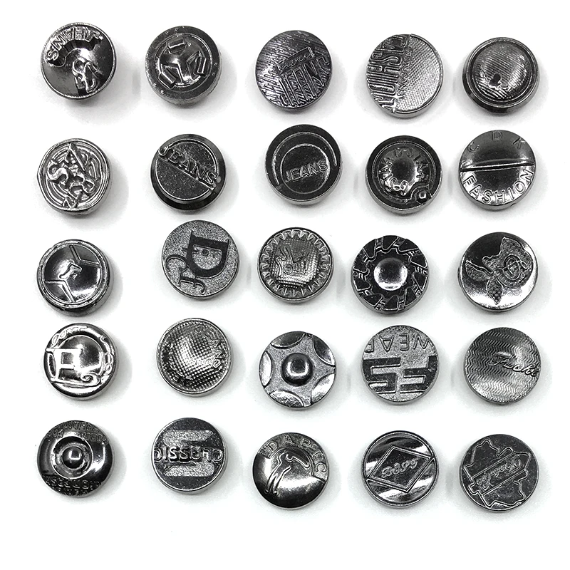 

Пуговицы-заклепки из цинкового сплава, 17 мм, 50 шт.