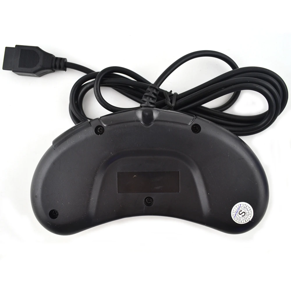 Игровой контроллер для SEGA Genesis 2 шт. с 16-битной ручкой 6-кнопочный 9-контактный