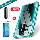 Стекло и чехол для камеры 3 в 1 для Redmi Note 8T 8A, Мягкий противоударный чехол для Xiaomi Redmi Note 8 Pro, защита экрана Note 8