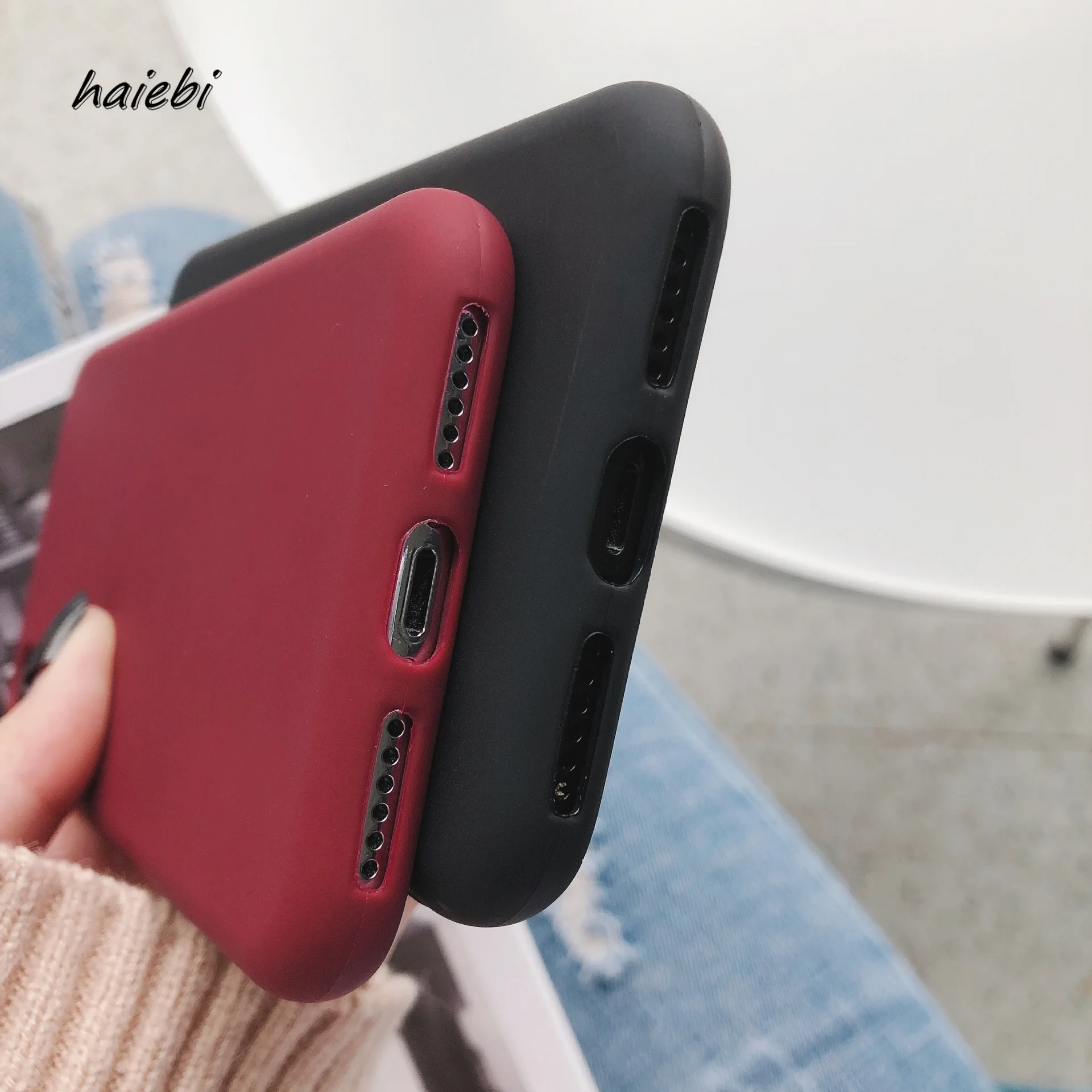 

Thin Soft Color Phone Shockproof Cover For Iphone 7 8 6 6s Case Tpu Back Cover Capa For Iphone X Xs 11 Pro Max Xr Case