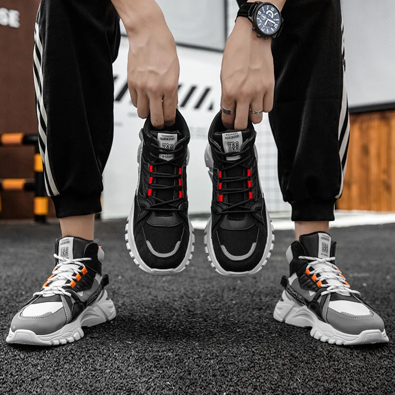 

Casual Shoes Men Sneakers Air-mesh Breathable Walking Footwear Platform Zapatos Casuales Los Hombres Tenis De Mujer De Moda 2020