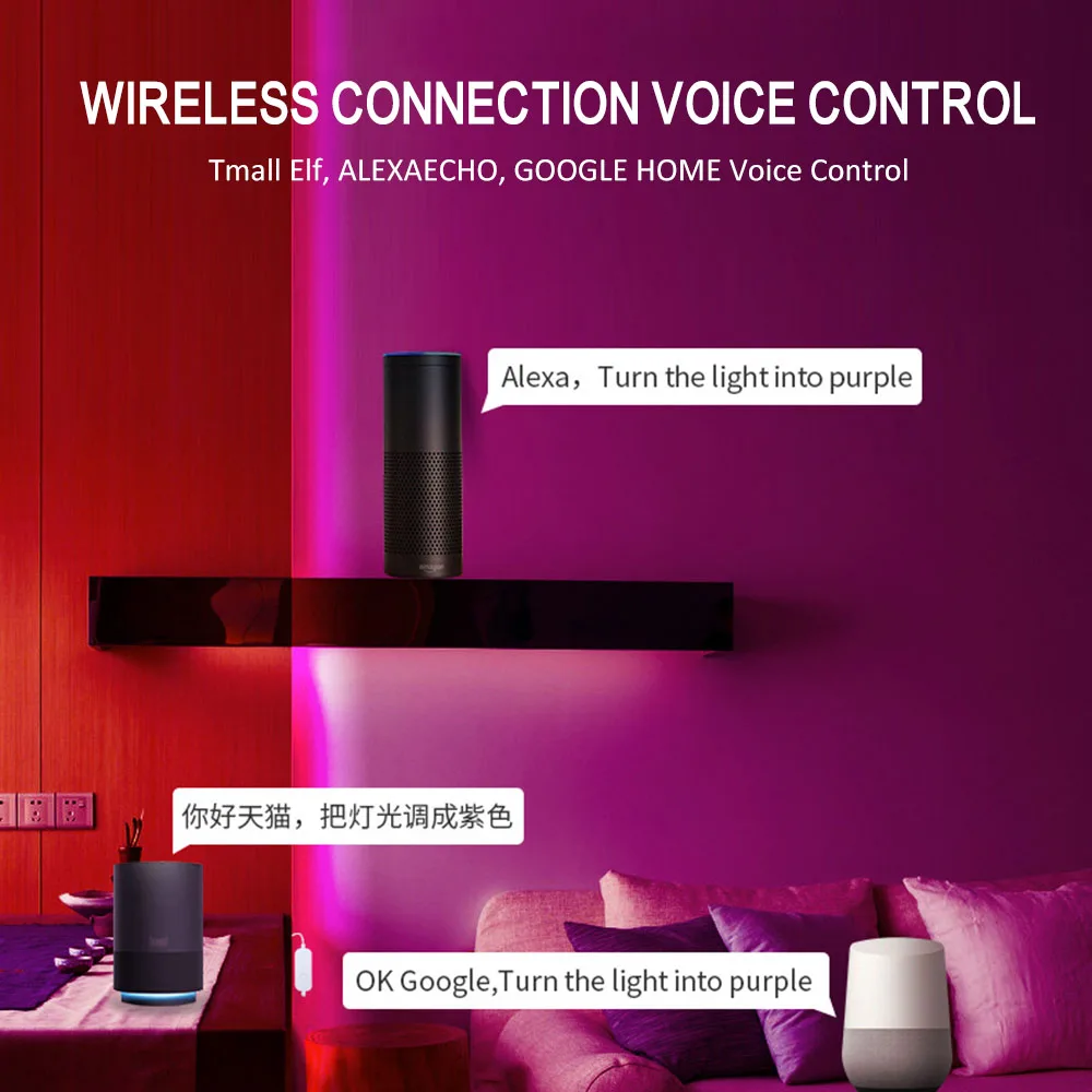 5 м Wifi Smart Led Stip DC12V 60 шт. светодиодов/м RGBW USB Светодиодная лента SMD5050 освещение для гостиной Голосовая умная жизнь/управление через приложение tuya