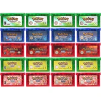 Картридж для видеоигр картридж 32 бит Pokeon Изумрудный линейный зеленый Рубин