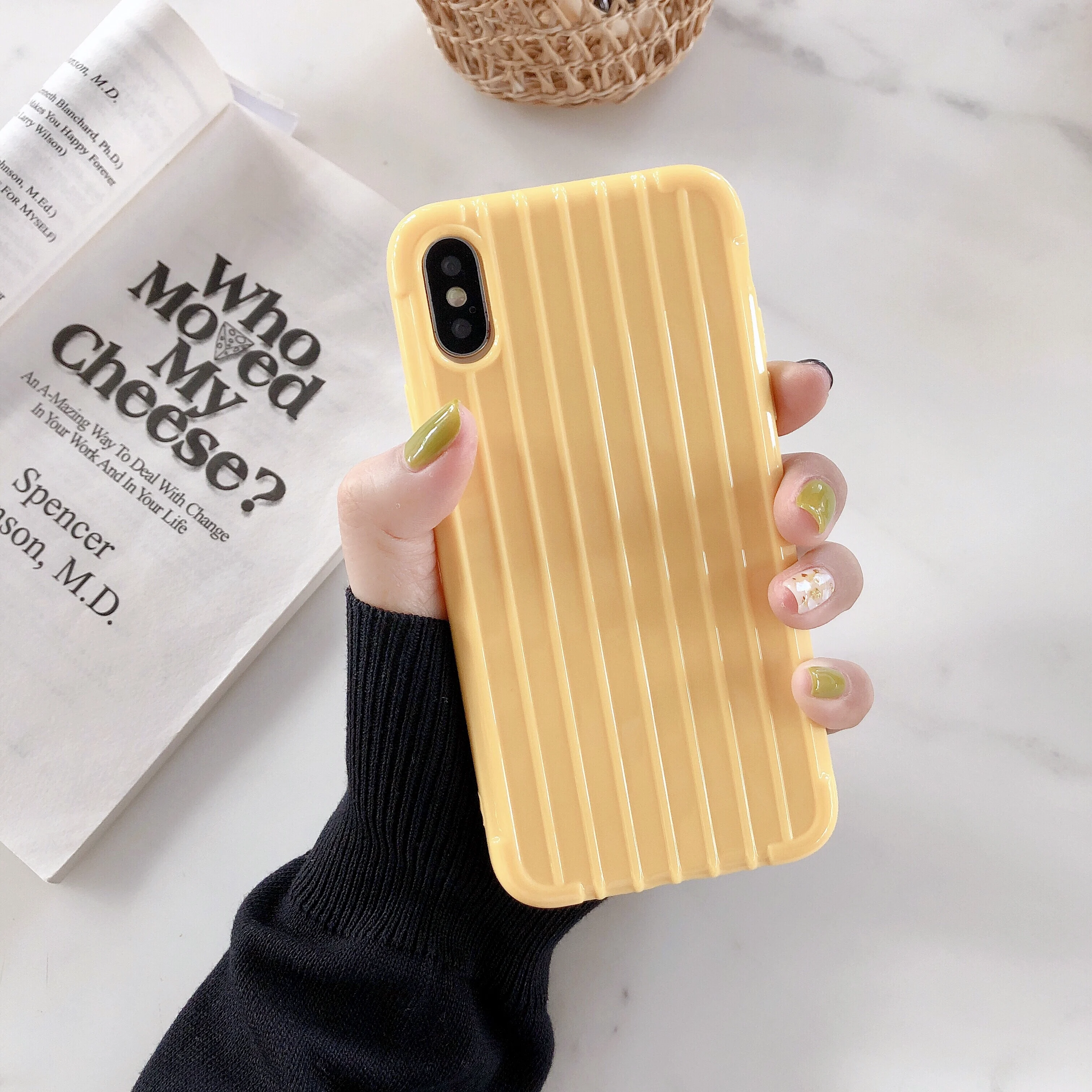 Нескользящий чехол для телефона iPhone 11 Pro MAX кожаный мягкий силиконовый из ТПУ 6 6s 7 8