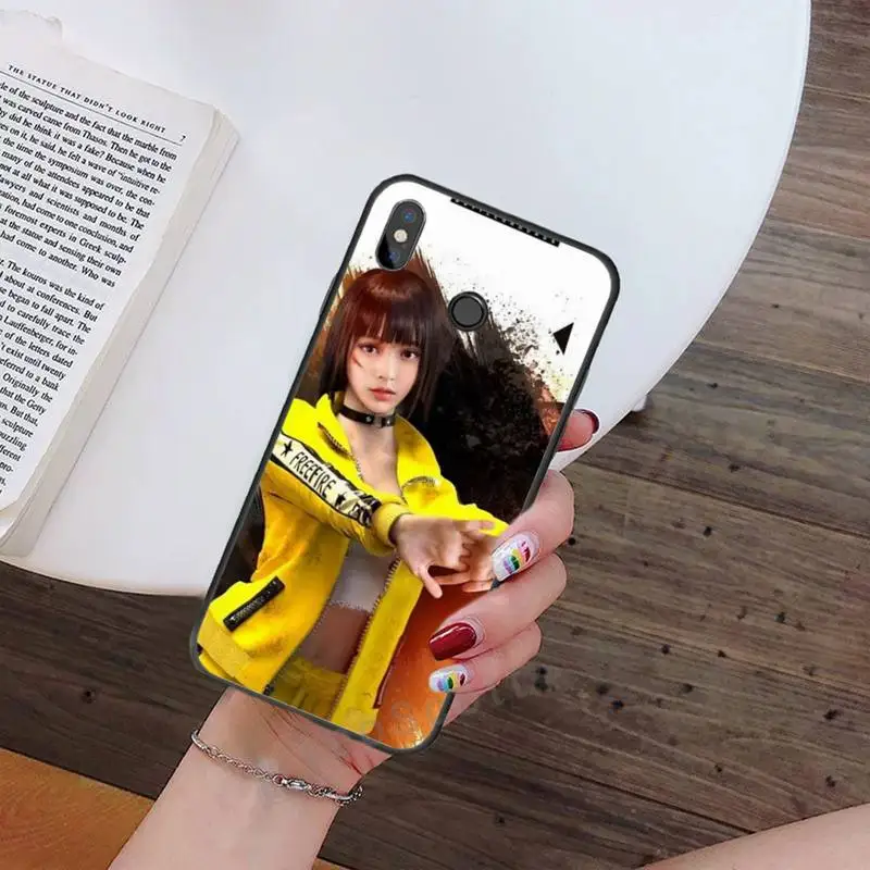 

Free Fire Game Phone Case For Xiaomi Redmi 5 7 7A mi 8 lite note 4 5 7 8 pro